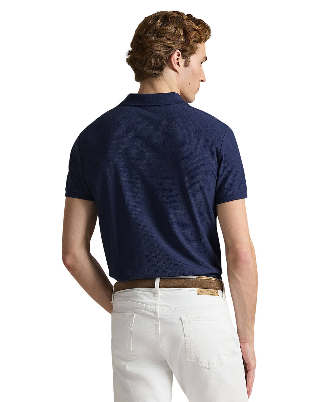Polo Ralph Lauren Polo Shirts Polo Ralph Lauren Navy  Custom Slim  Polo Shirt