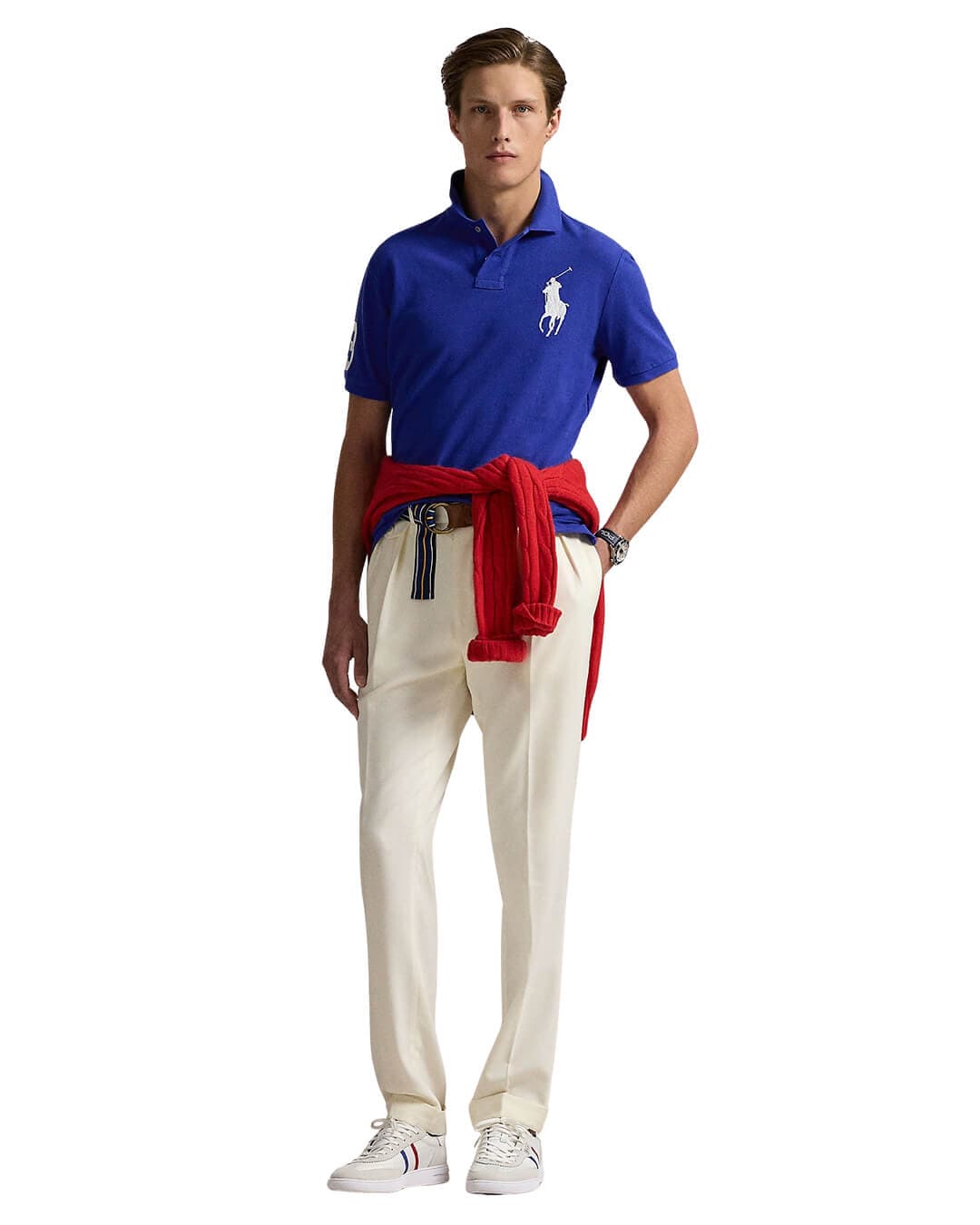 Polo Ralph Lauren Blue Polo Shirt Bortex Fine Tailoring