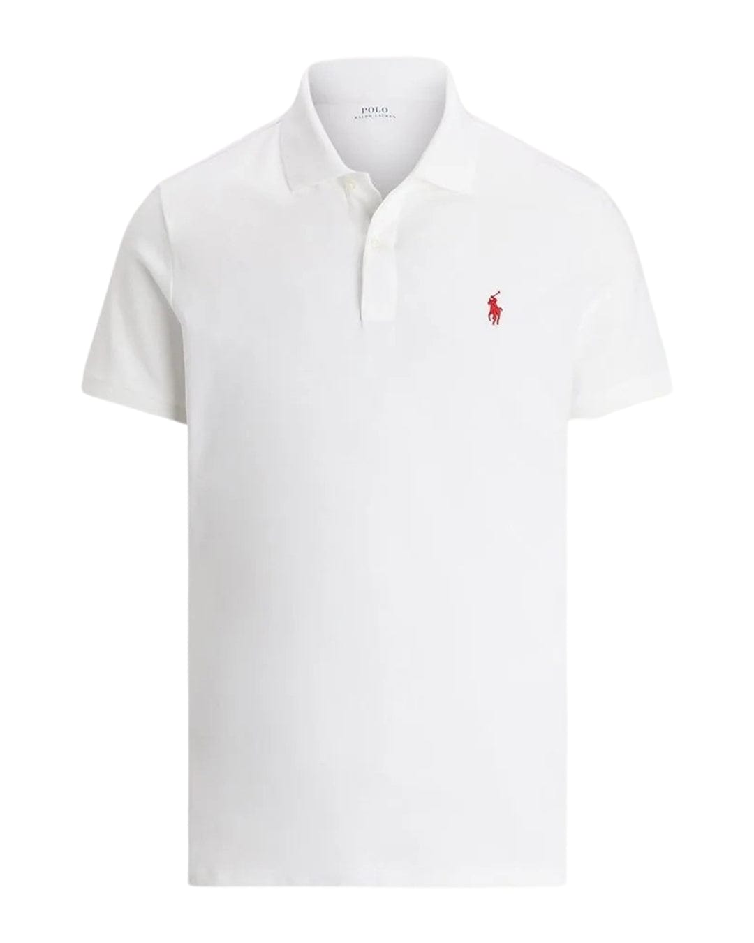 Polo Ralph Lauren Polo Shirts Polo Ralph Lauren Tailored Fit White Pique Polo Shirt