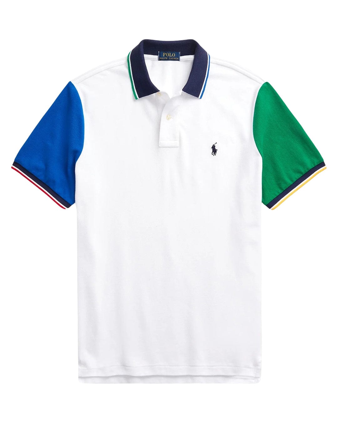 Polo Ralph Lauren Polo Shirts Polo Ralph Lauren White Multicoloured Polo Shirt