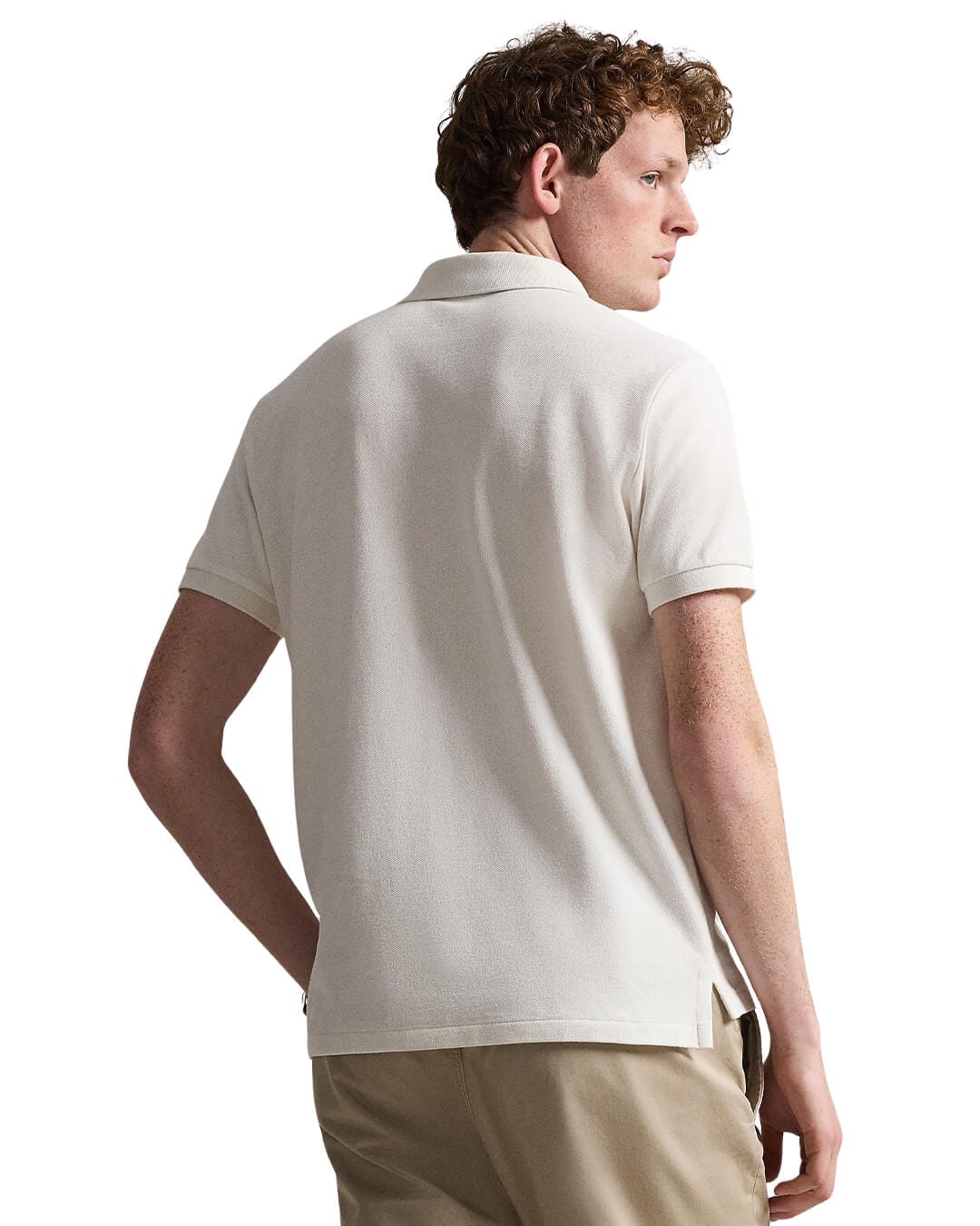 Polo Ralph Lauren Polo Shirts Polo Ralph Lauren White The Iconic Mesh Polo Shirt