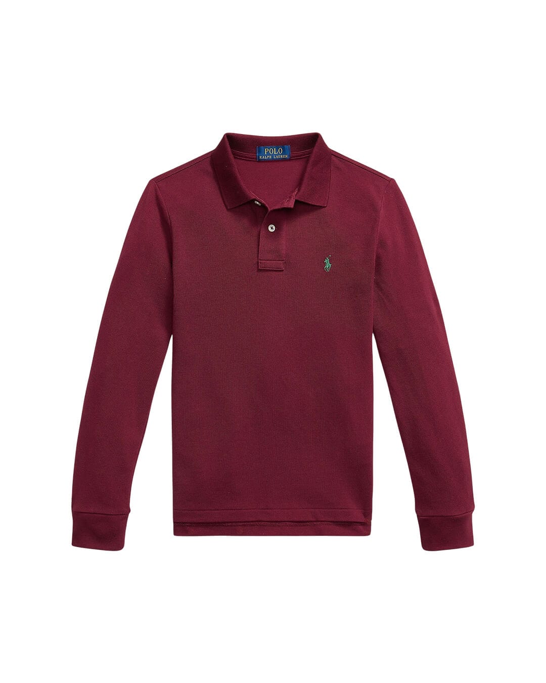 Polo Ralph Lauren Polo Shirts SLIM FIT COTTON MESH POLO DARK RED