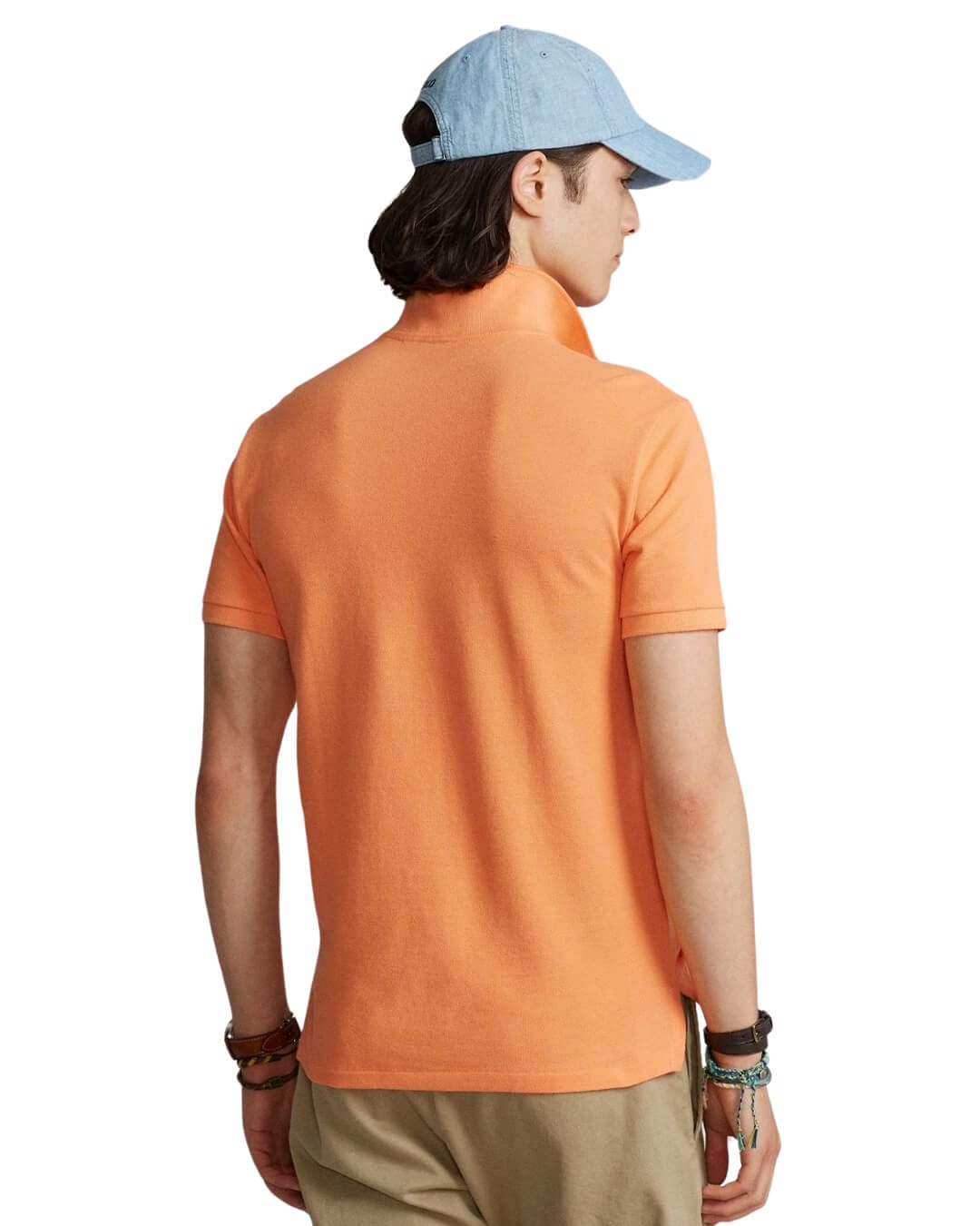 Polo Ralph Lauren Polo Shirts SSKCSLIM1 SS KNIT Orange SS24 710795080027