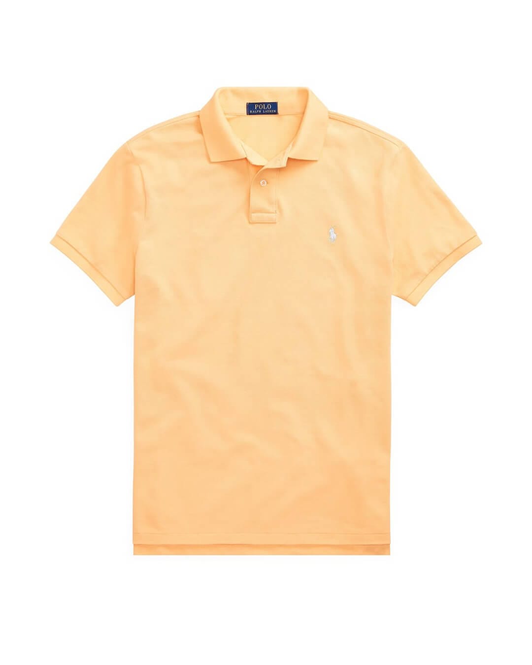 Polo Ralph Lauren Polo Shirts SSKCSLIM1 SS KNIT Orange SS24 710795080027