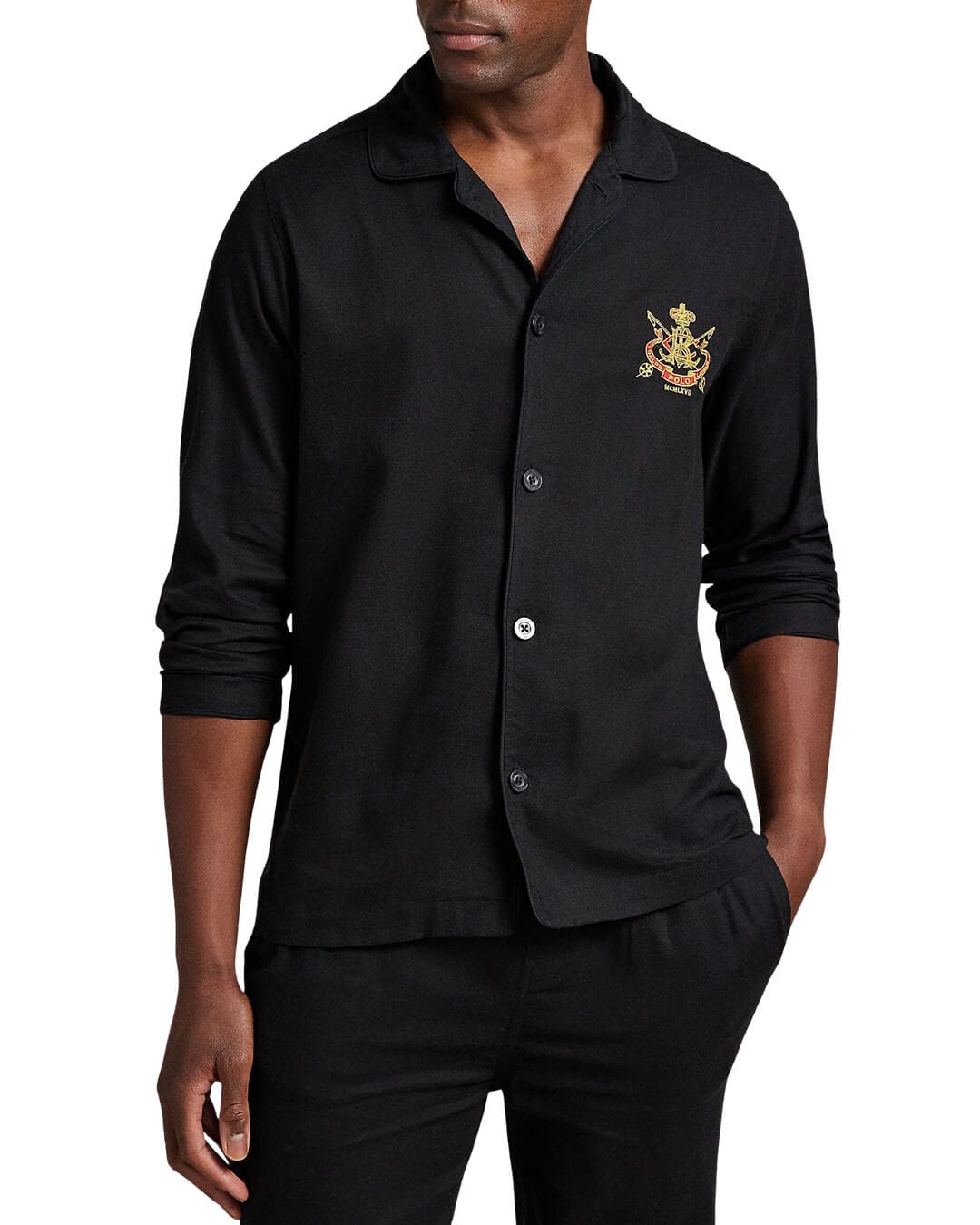 Polo Ralph Lauren Pyjamas POLO PLAID FLANNEL PAJAMA SET BLACK