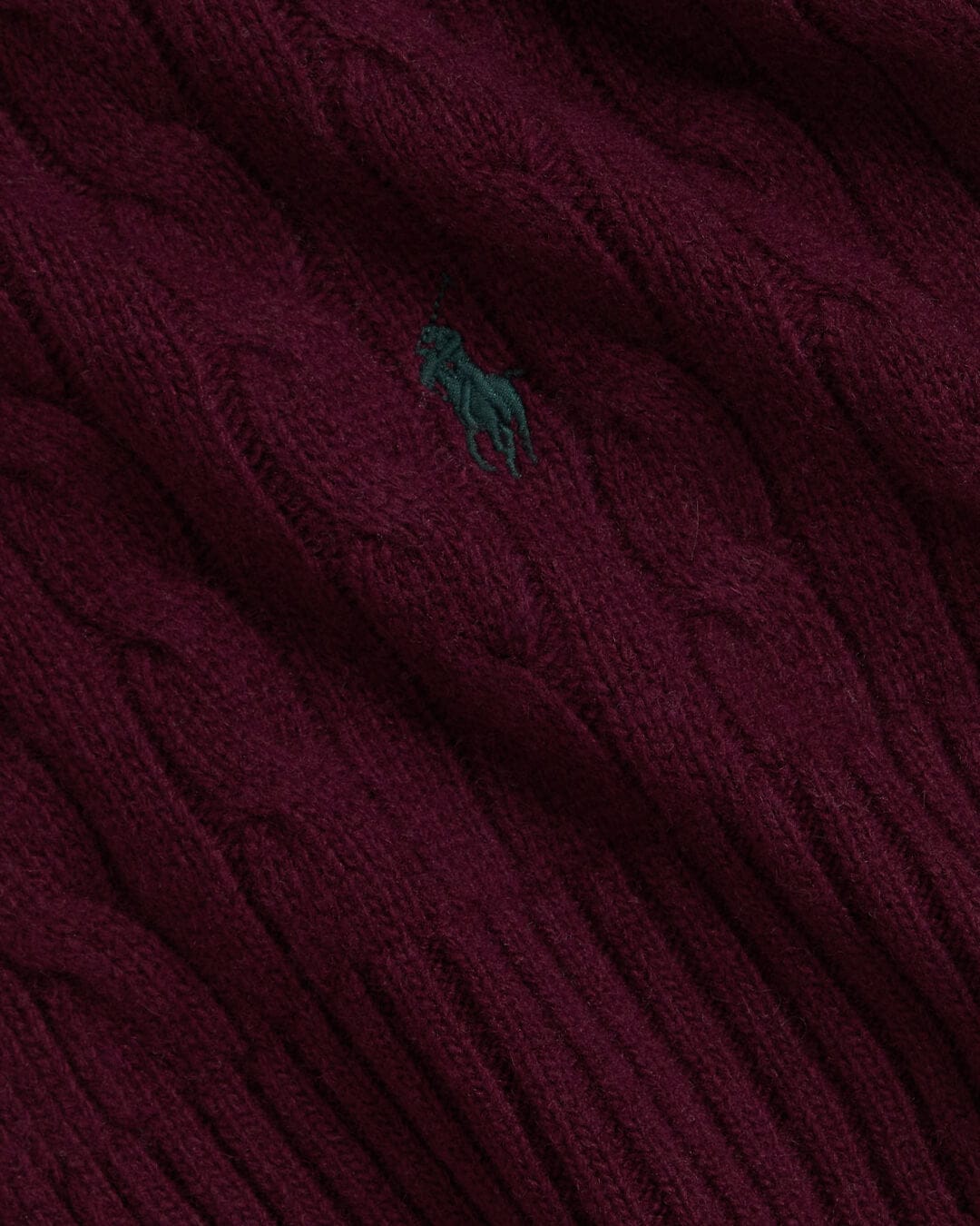 Polo Ralph Lauren Scarves ONE CABLE-KNIT WOOL-BLEND SCARF RED