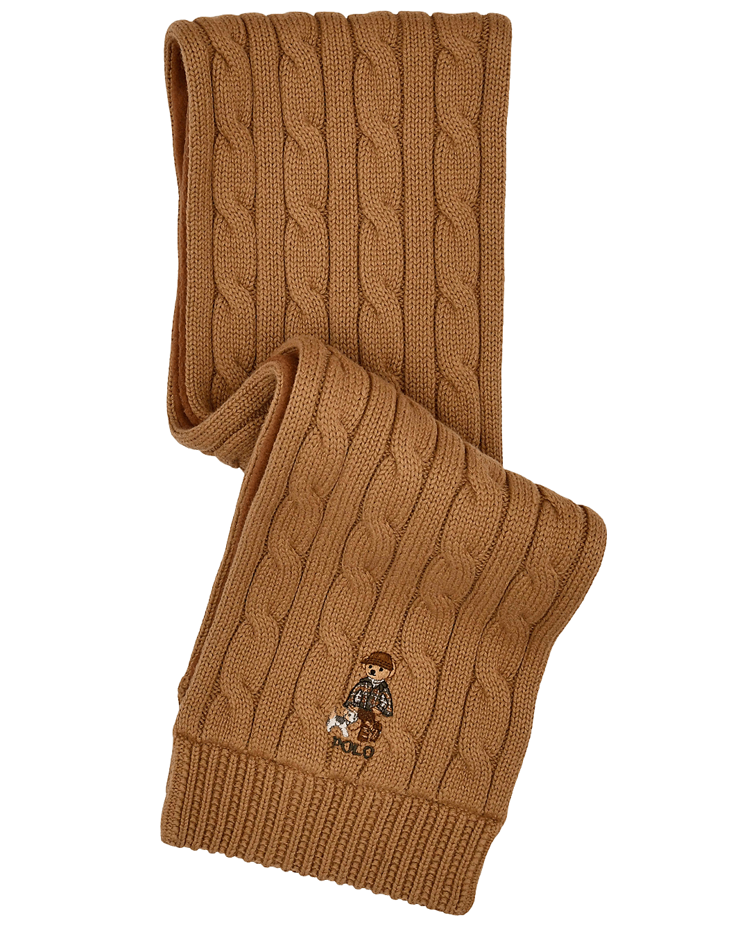 Polo Ralph Lauren Scarves Ralph Lauren Beige Ralph Lauren Polo Bear Cotton Scarf Beige