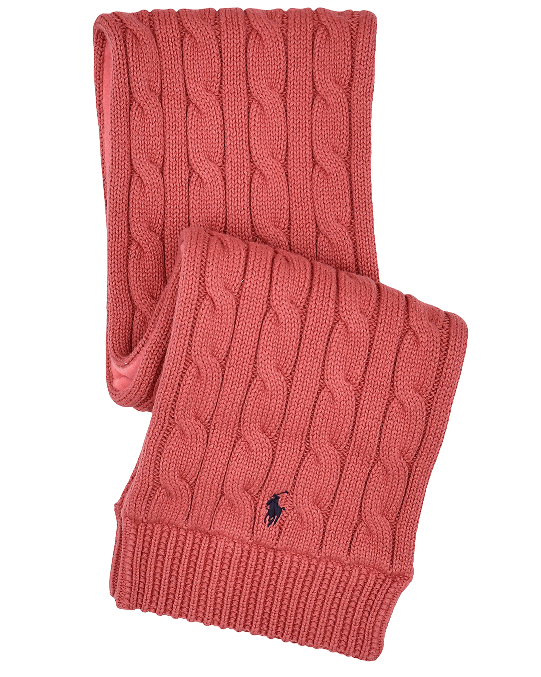 Polo Ralph Lauren Scarves Ralph Lauren Pink Ralph Lauren Cable-Knit Cotton Scarf Pink