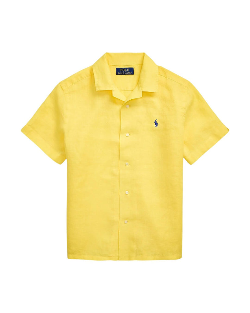 トップス polo ralph raulen ANDY CAMP Polo Ralph Lauren Andy Camp Shirt in Newport Navy | REVOLVE