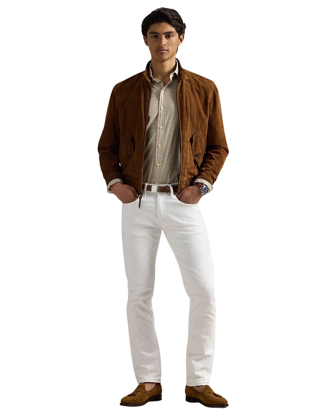 Polo Ralph Lauren Shirts CLASSIC FIT CHECKED TWILL SHIRT NATURAL