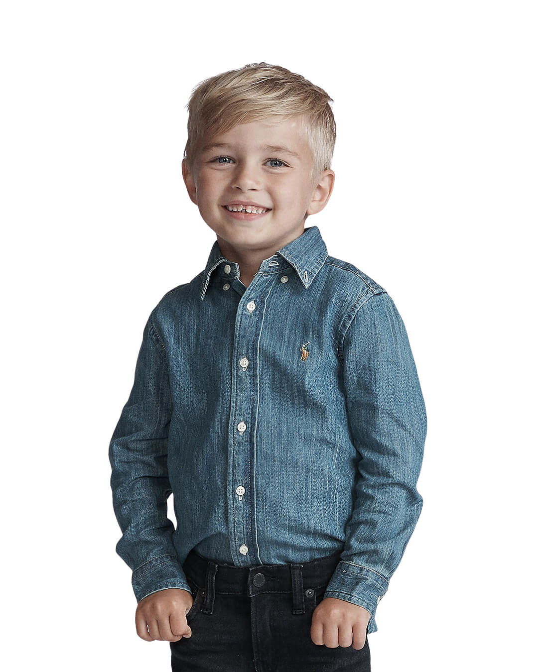 Polo Ralph Lauren Shirts COTTON DENIM SHIRT BLUE
