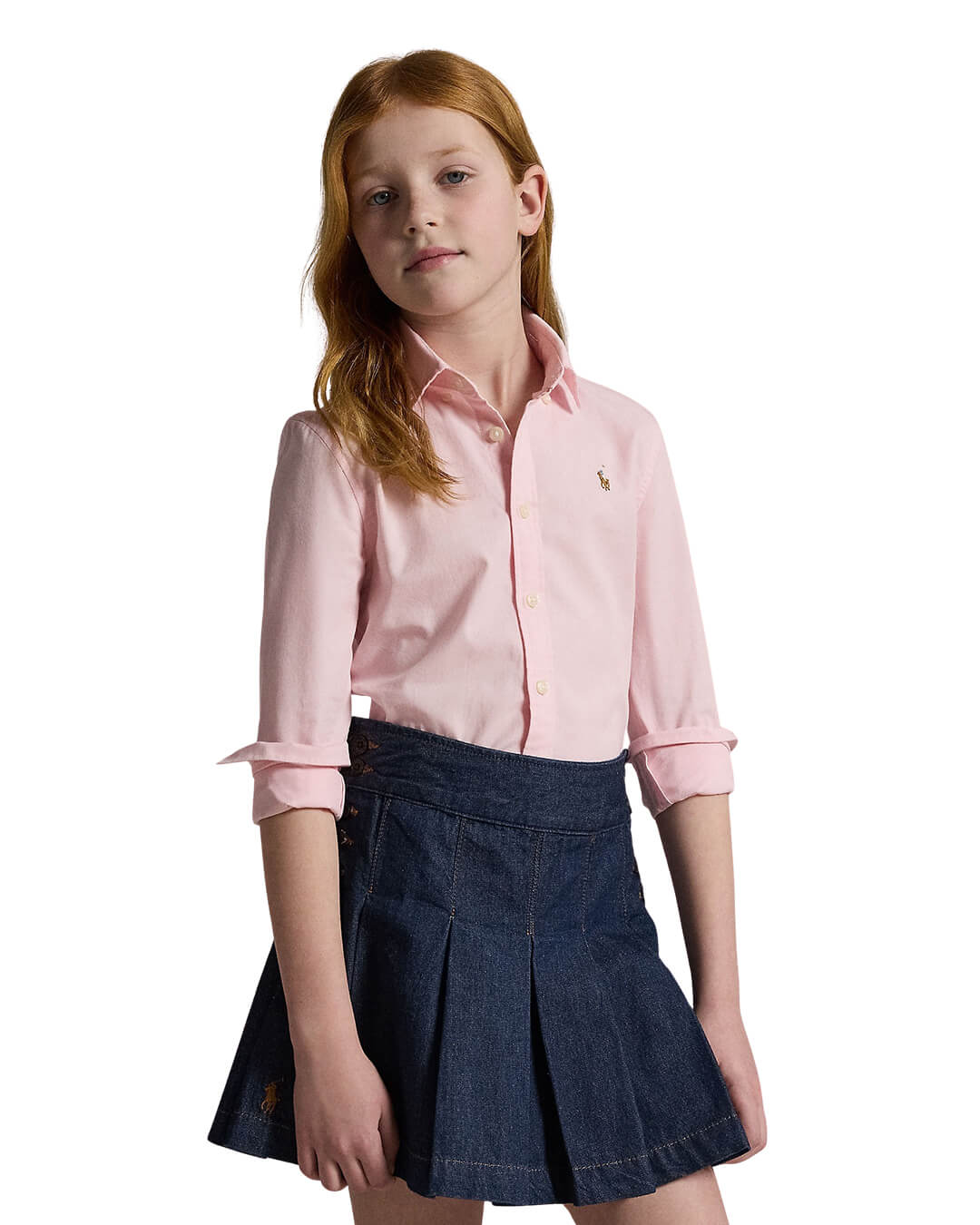 Polo Ralph Lauren Shirts COTTON OXFORD SHIRT PINK