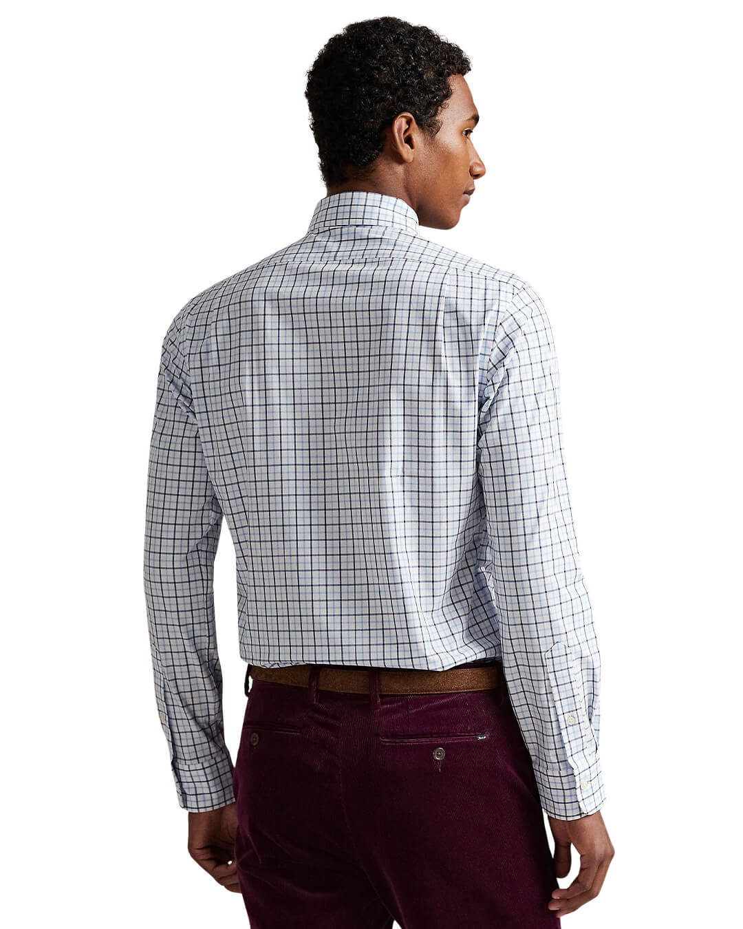 Polo Ralph Lauren Shirts CUSTOM FIT PLAID STRETCH POPLIN SHIRT MULTI