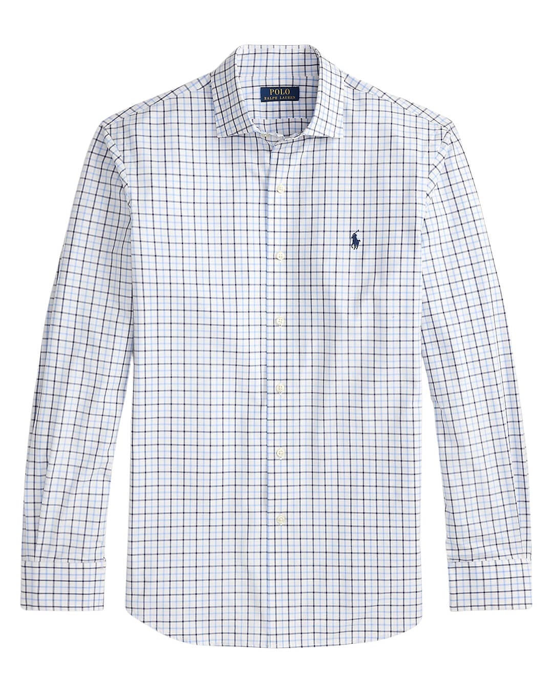 Polo Ralph Lauren Shirts CUSTOM FIT PLAID STRETCH POPLIN SHIRT MULTI