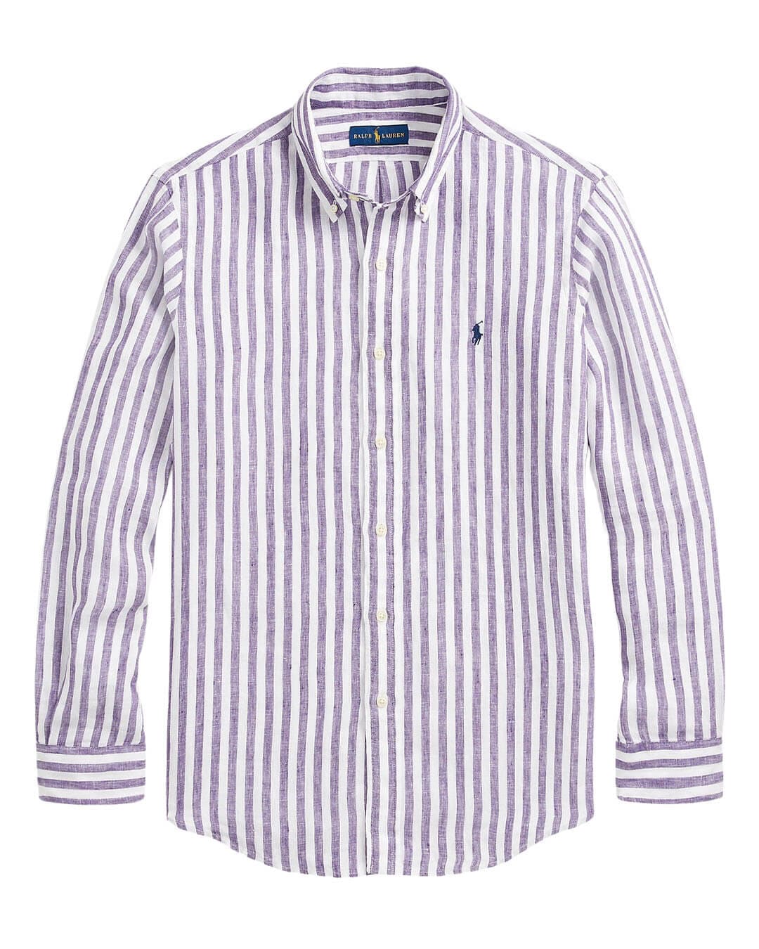 Polo Ralph Lauren Shirts Custom Fit Striped Linen Shirt