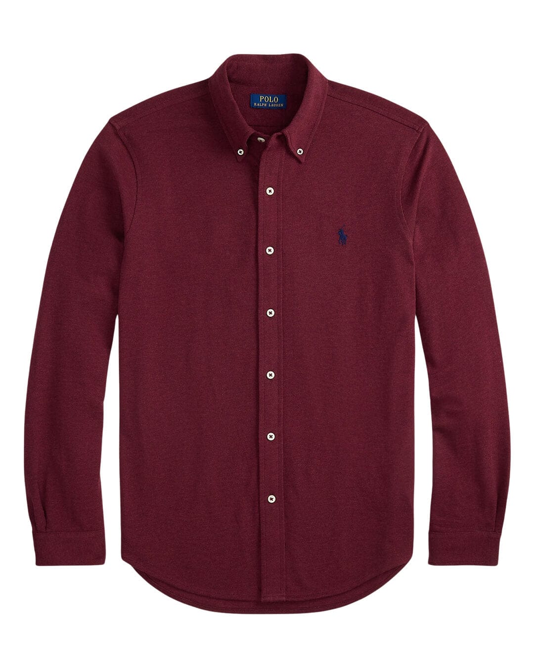 Polo Ralph Lauren Shirts FEATHERWEIGHT LS MESH SHIRT RED