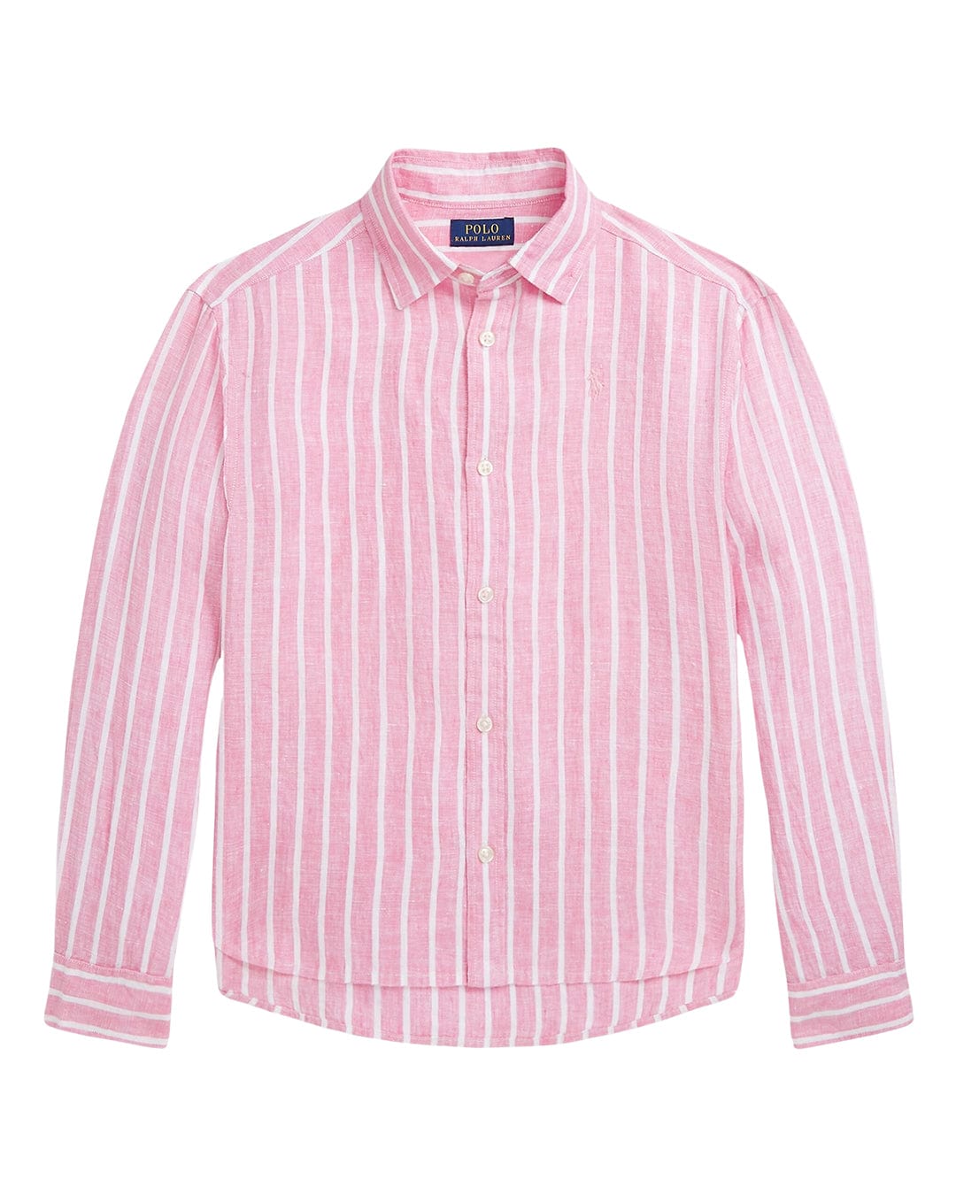 Polo Ralph Lauren Shirts Girls Polo Ralph Lauren Pink Striped Lismore Shirt
