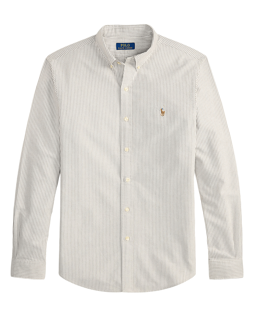 Polo Ralph Lauren Shirts Polo Ralph Lauren Brown Custom Fit Striped Oxford Shirt