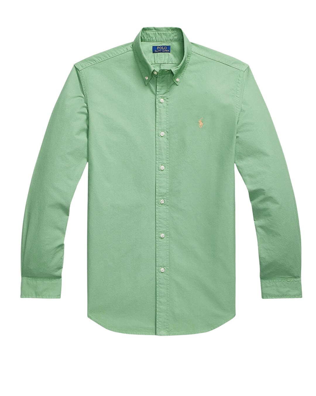 Polo Ralph Lauren Shirts Polo Ralph Lauren Green  Custom Fit Garment-Dyed Oxford  Shirt