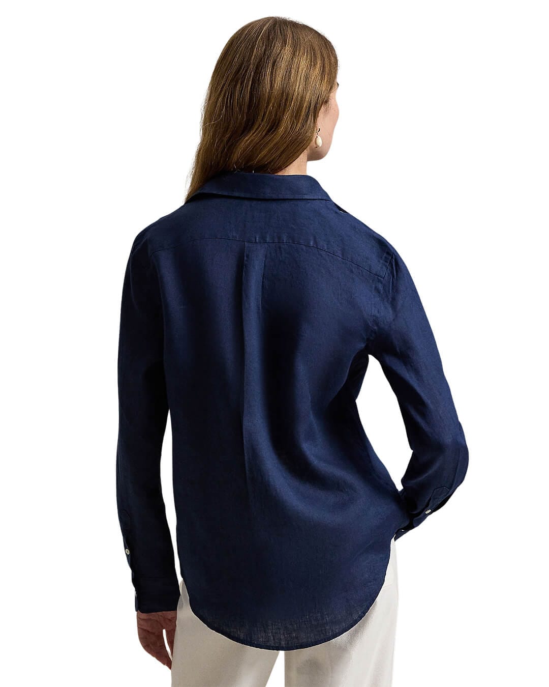 Polo Ralph Lauren Shirts Polo Ralph Lauren Navy Classic Fit Ls Linen  Shirt