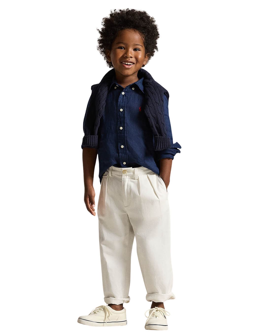 Polo Ralph Lauren Shirts Polo Ralph Lauren Navy Classic Linen Shirt