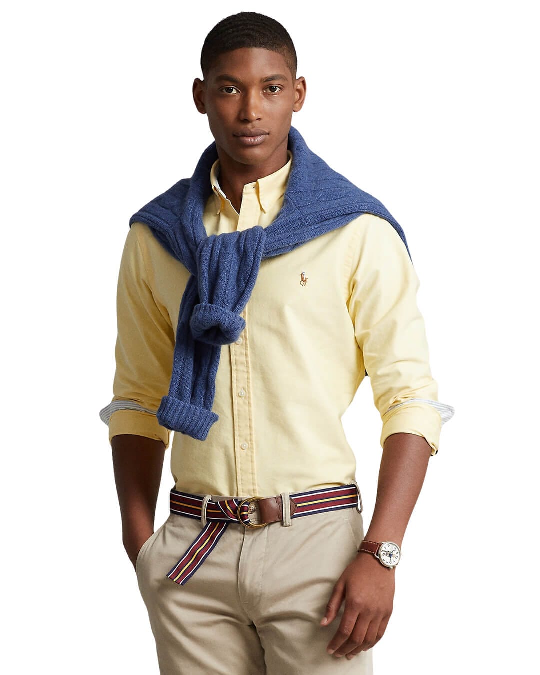 Polo Ralph Lauren Shirts Polo Ralph Lauren SLBDPPCS LS SPORT SHIRT YELLOW