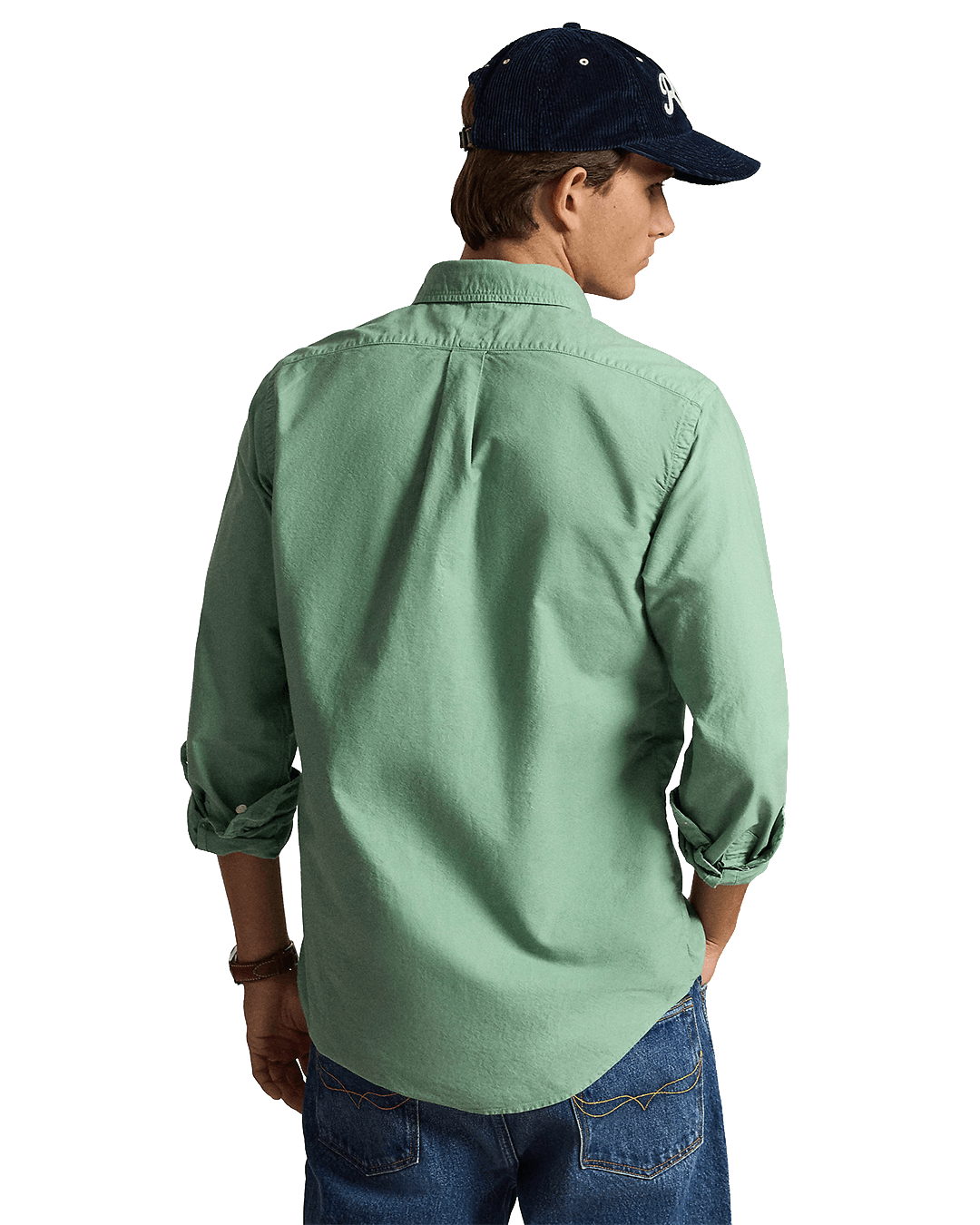 Polo Ralph Lauren Shirts Polo Ralph Lauren Turquoise Custom Fit Garment-Dyed Oxford Shirt