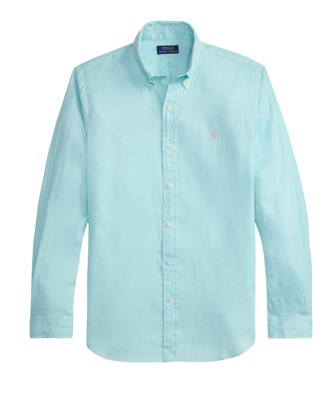 Polo Ralph Lauren Shirts Polo Ralph Lauren Turquoise Custom Fit Ls Linen Shirt