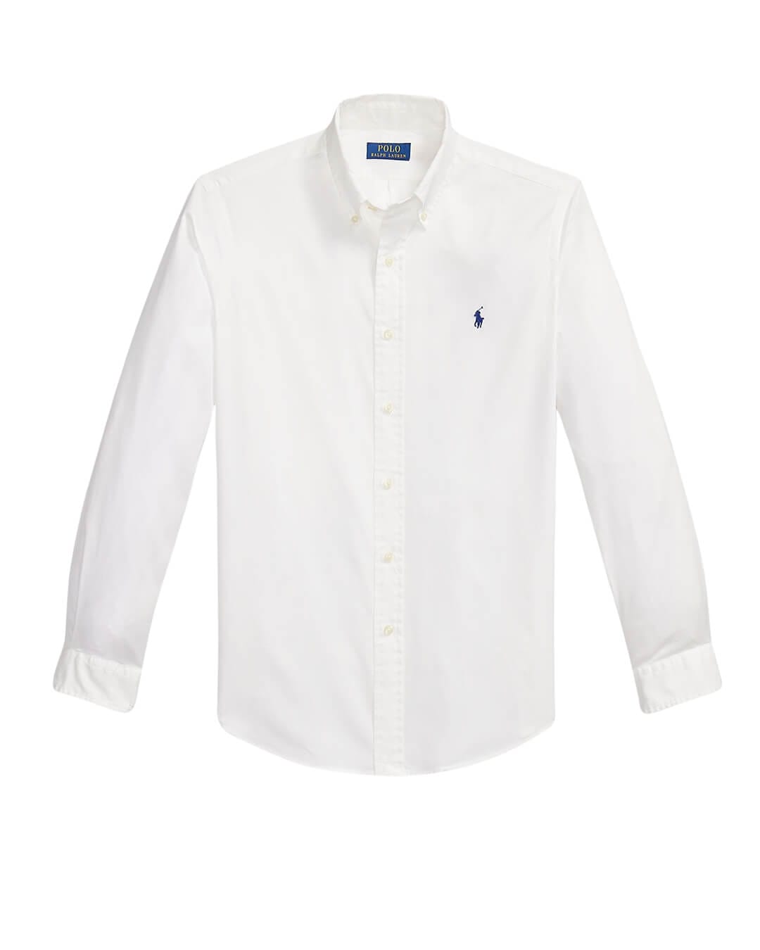 Polo Ralph Lauren Shirts Polo Ralph Lauren White Custom Fit Cotton Shirt