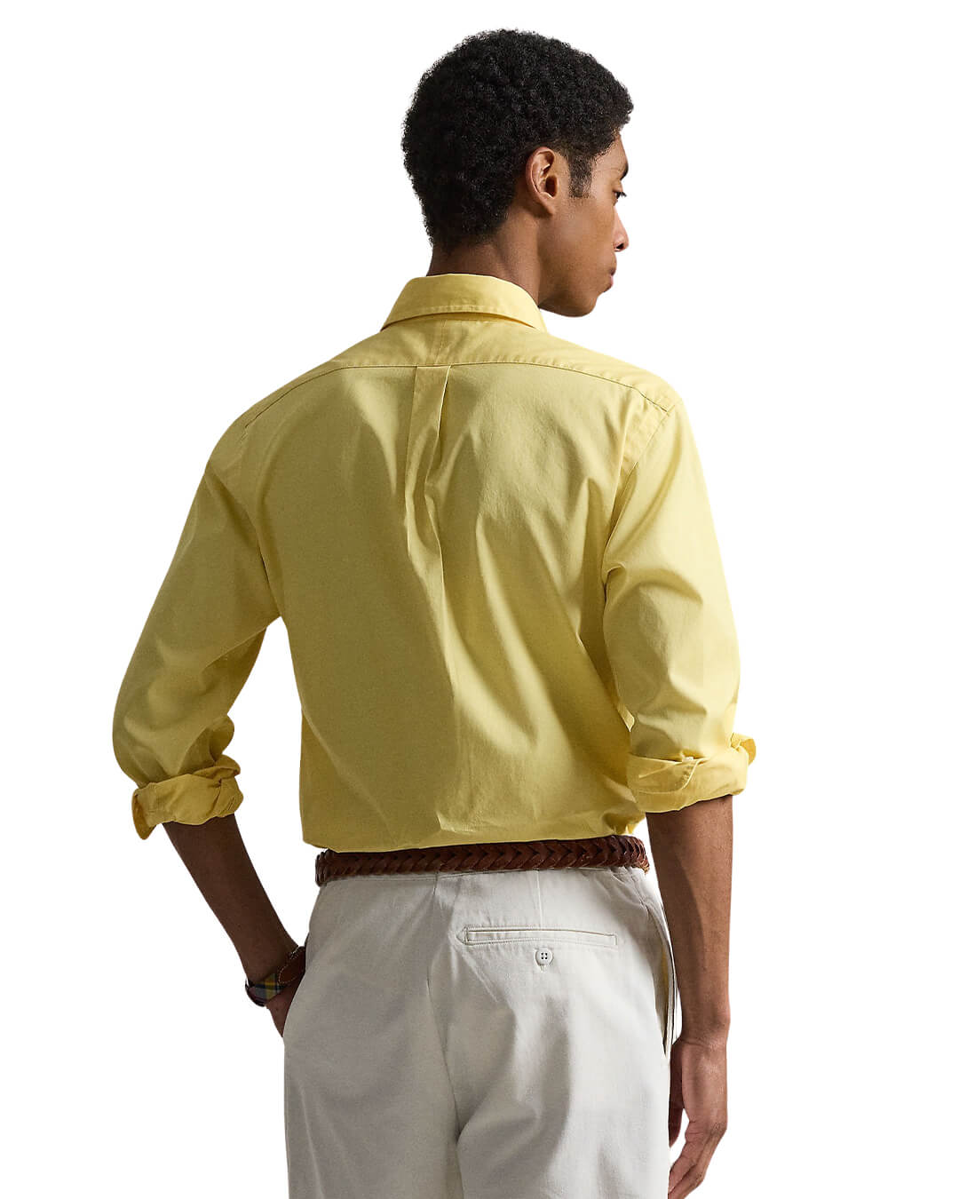 Polo Ralph Lauren Shirts Polo Ralph Lauren Yellow Custom Fit Cotton  Shirt