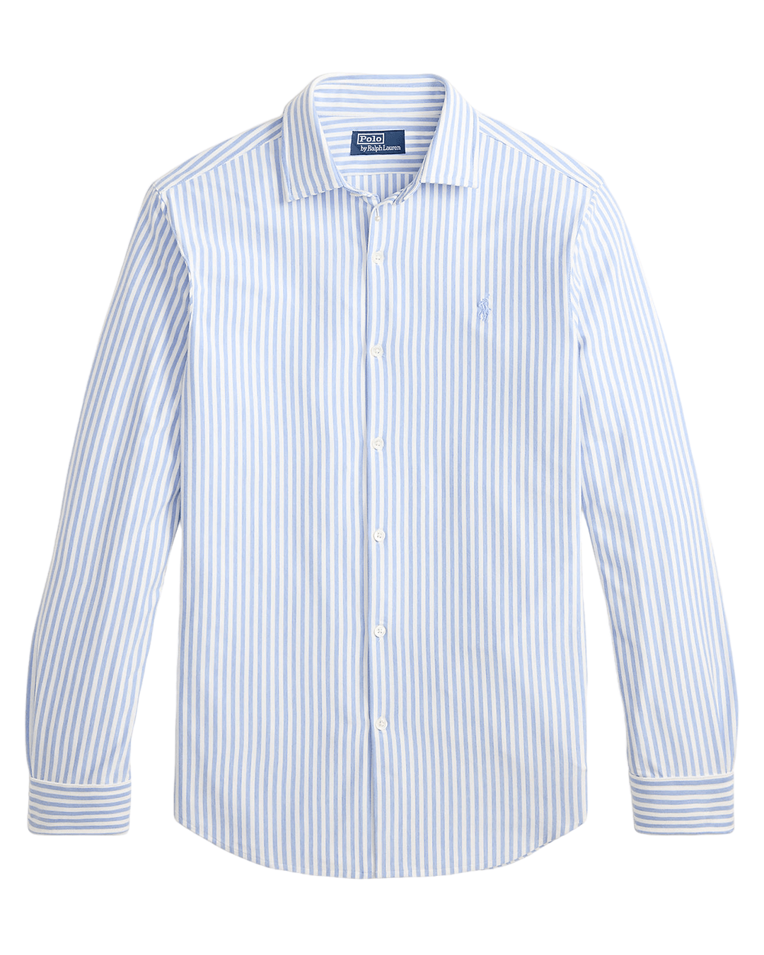 Polo Ralph Lauren Shirts Ralph Lauren Blue Ralph Lauren Striped Knit Oxford Shirt Blue