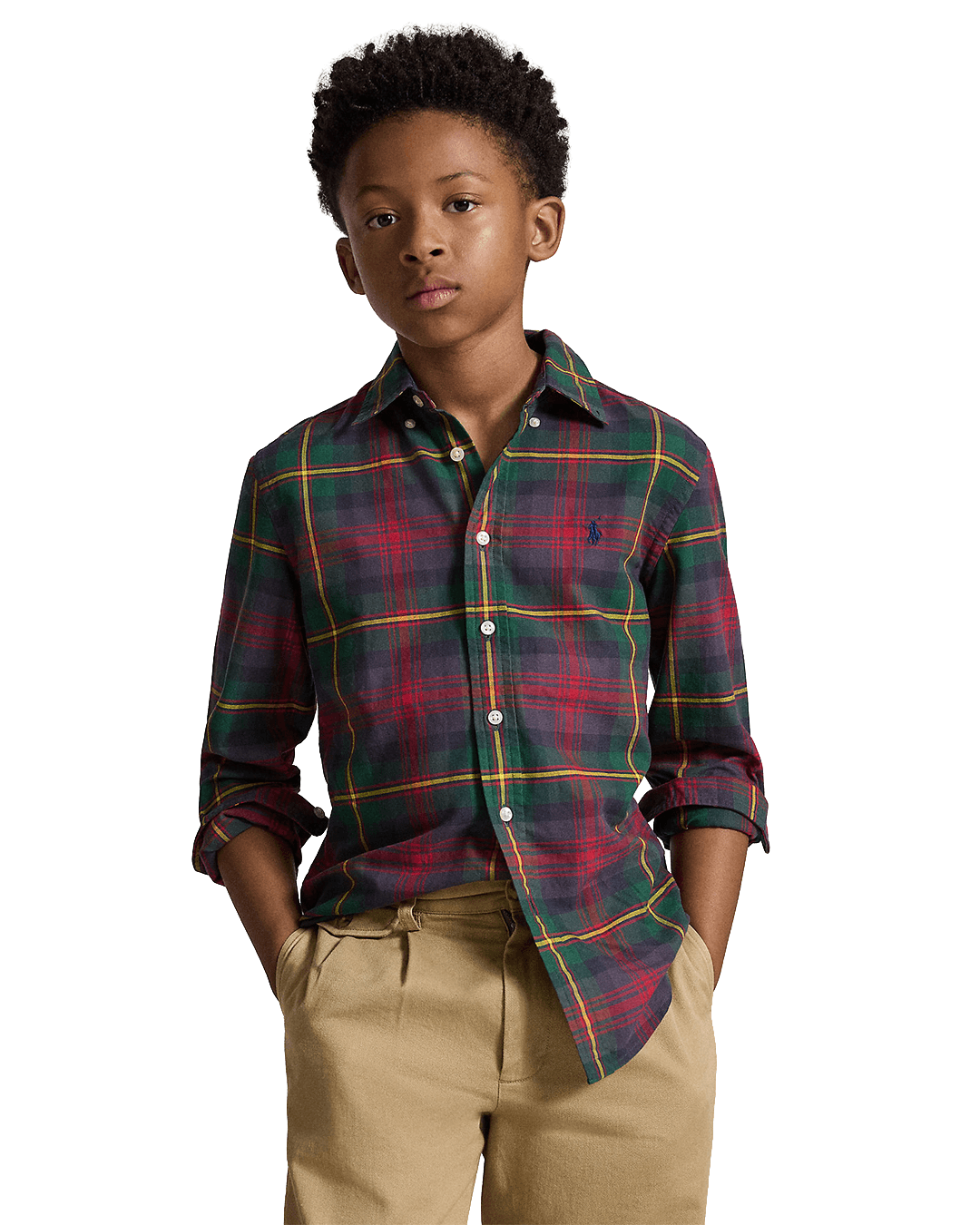 Polo Ralph Lauren Shirts Ralph Lauren Multicoloured Ralph Lauren Plaid Cotton Oxford Shirt Multicoloured