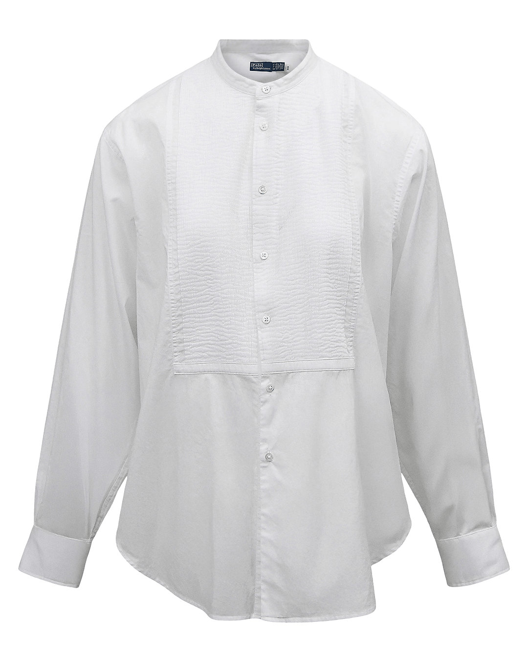 Polo Ralph Lauren Shirts Ralph Lauren White Ralph Lauren Washed Cotton Tuxedo Shirt White