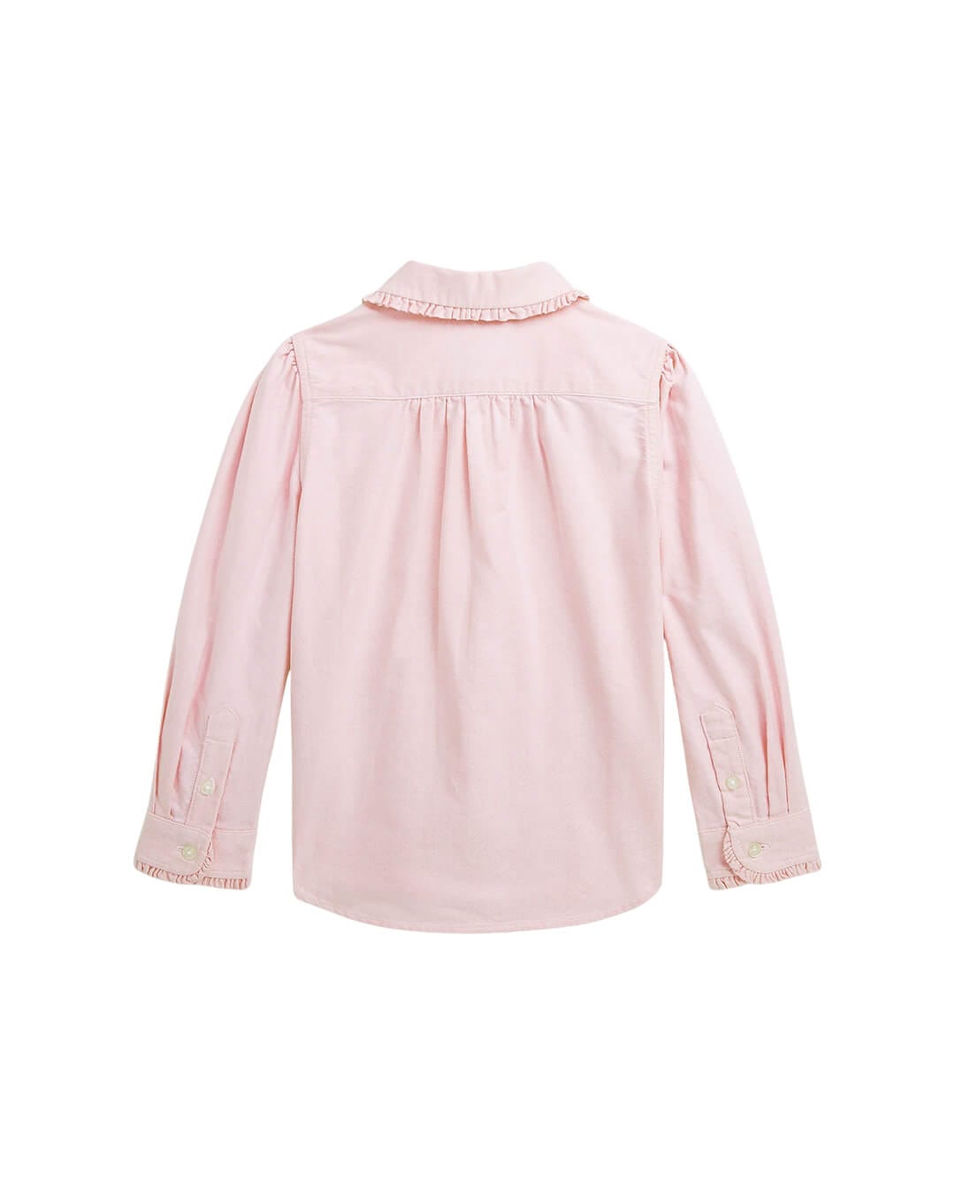 Polo Ralph Lauren Shirts RUFFLED COTTON OXFORD SHIRT PINK