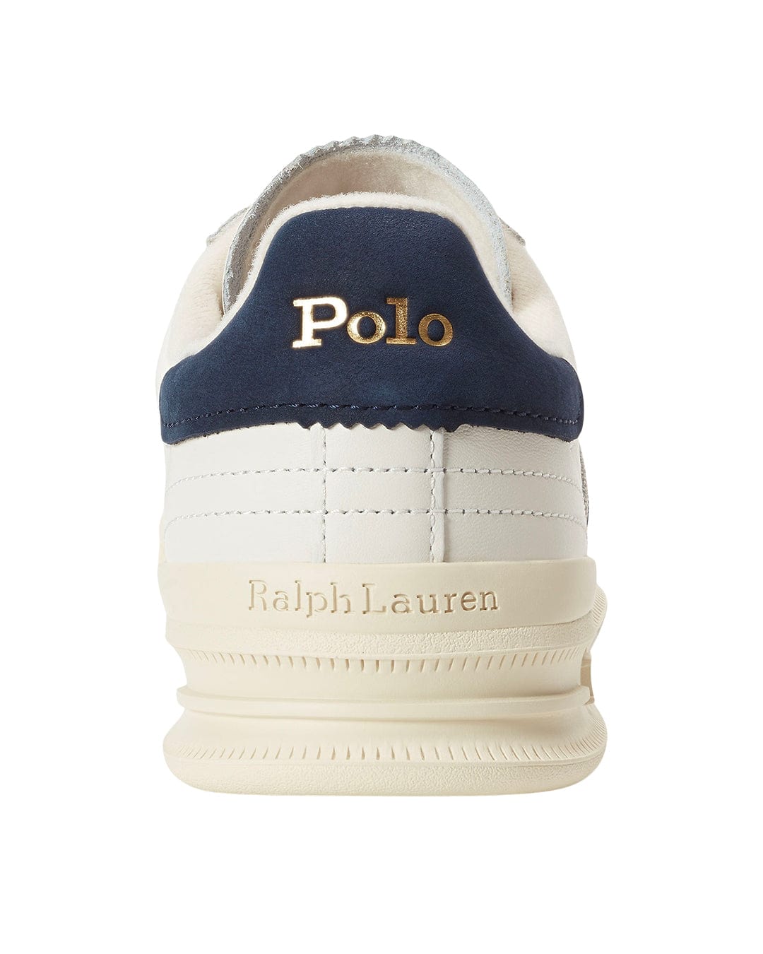 Polo Ralph Lauren Shoes HERITAGE AERA LEATHER-SUEDE SNEAKER WHITE