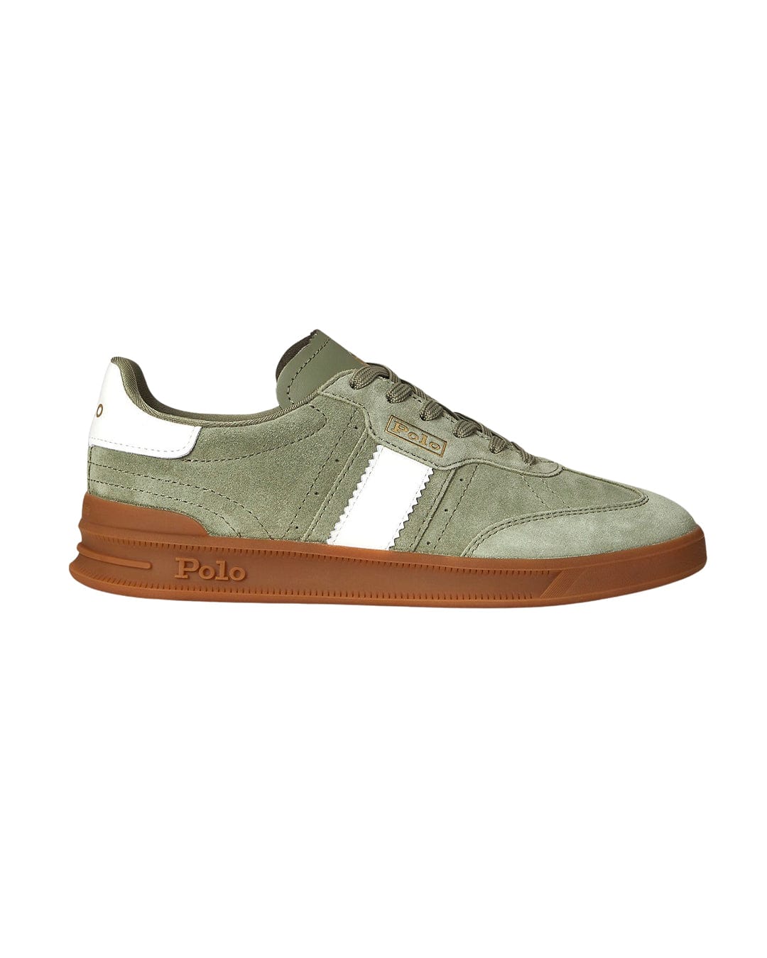 Polo Ralph Lauren Shoes HERITAGE AERA SUEDE SNEAKER GREEN