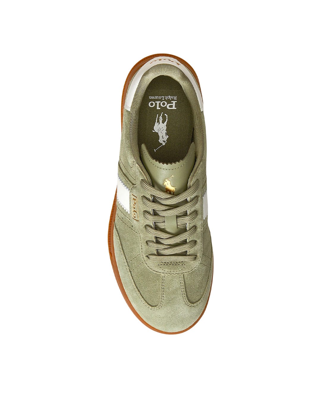 Polo Ralph Lauren Shoes HERITAGE AERA SUEDE SNEAKER GREEN