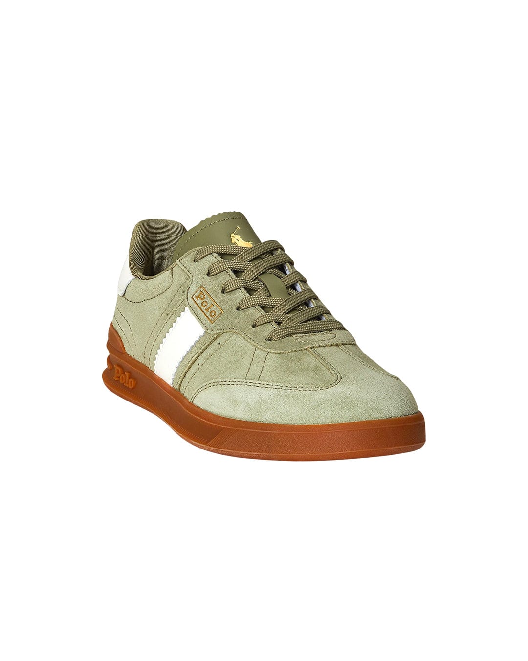 Polo Ralph Lauren Shoes HERITAGE AERA SUEDE SNEAKER GREEN