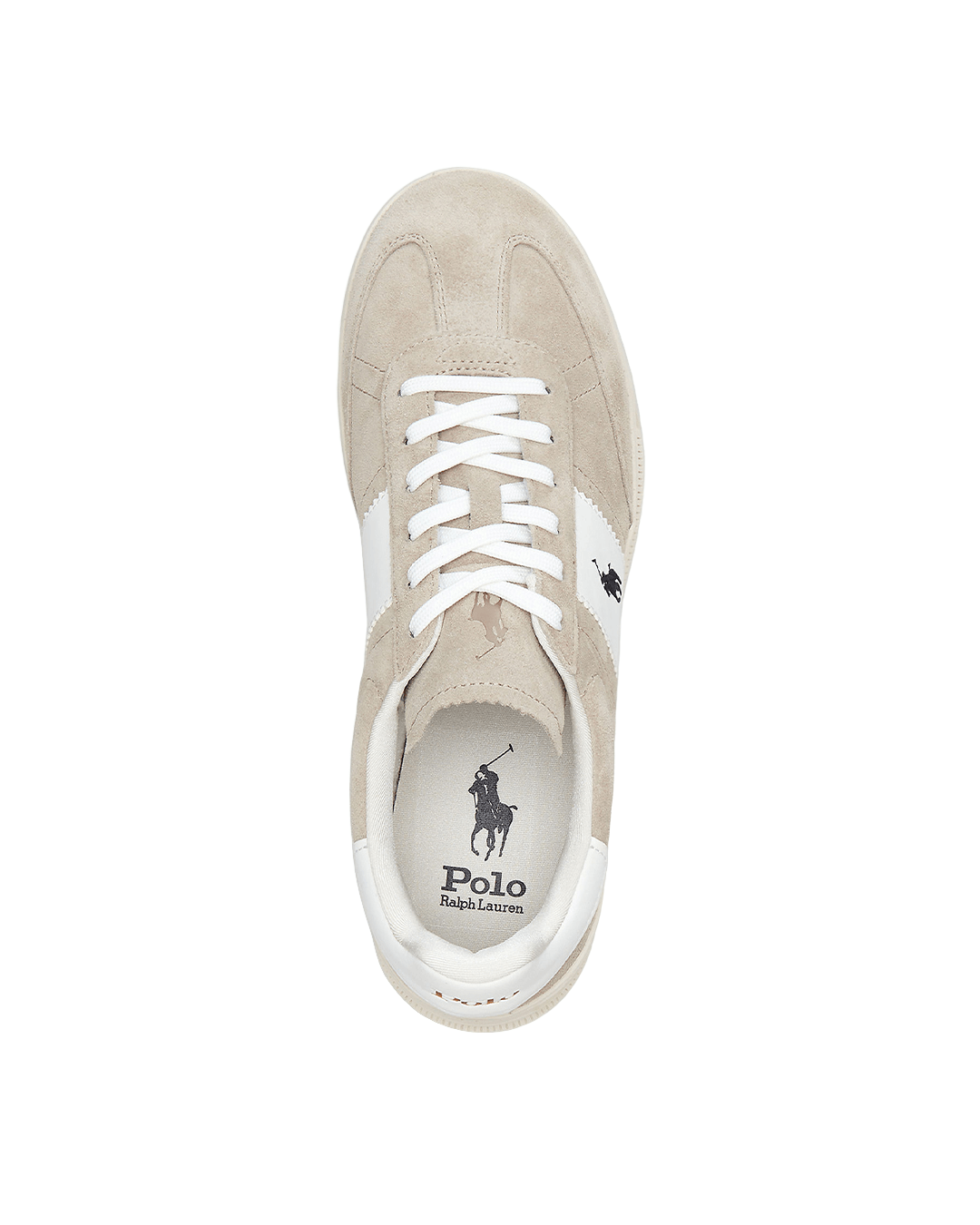 Polo Ralph Lauren Shoes Polo Ralph Lauren Beige Heritage Aera Suede Sneakers