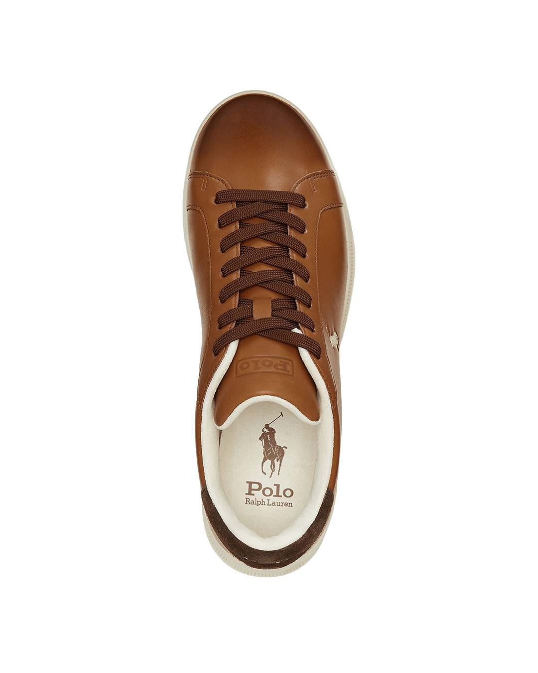 Polo Ralph Lauren Shoes Polo Ralph Lauren Brown Heritage Court II Leather Sneakers