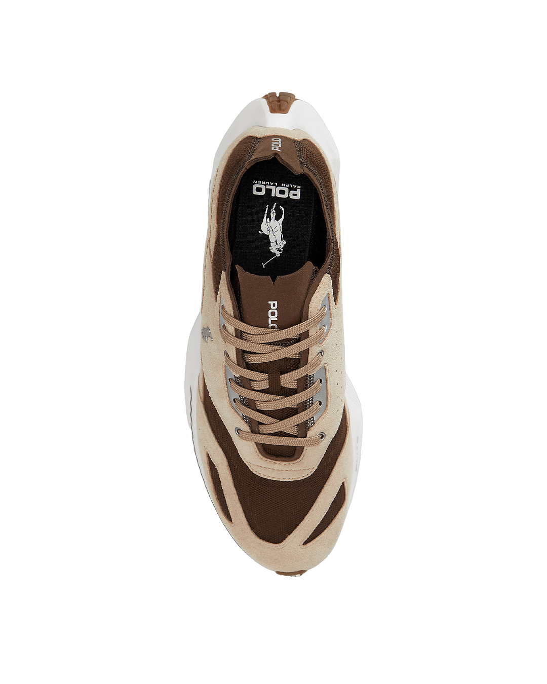 Polo Ralph Lauren Shoes Ralph Lauren Brown Ralph Lauren Boerum Knit Sneakers Low Top Lace Brown