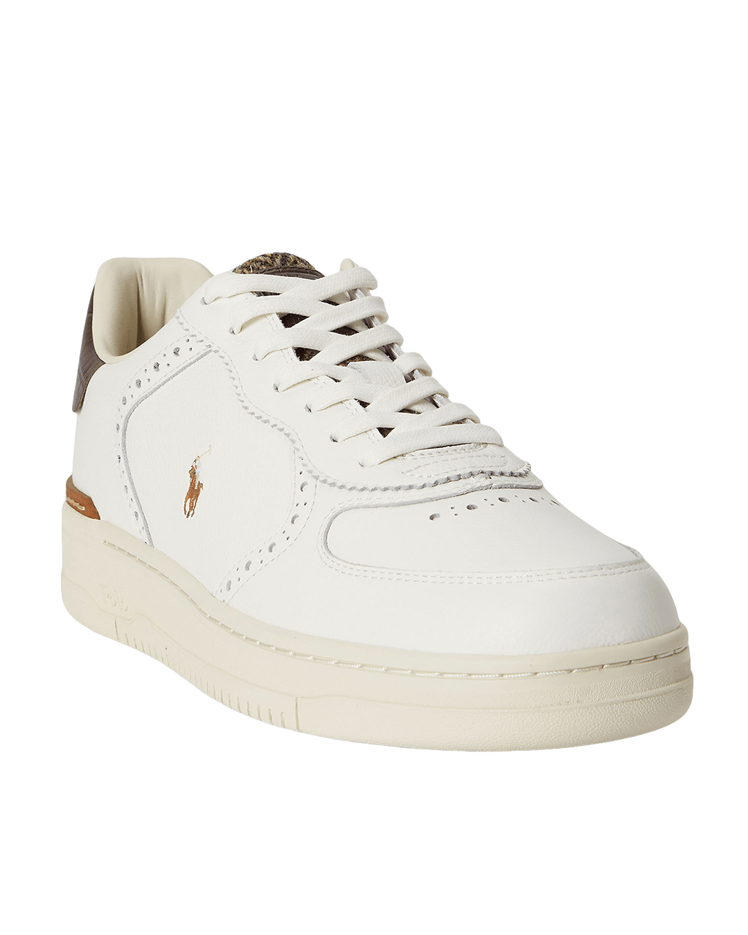 Polo Ralph Lauren Shoes Ralph Lauren Cream Ralph Lauren Mastr Ct Bro Sneakers Low Top Lace Cream