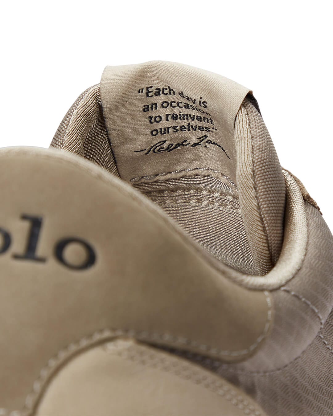 Polo Ralph Lauren Shoes TRAIN 89 NUBUCK & OXFORD SNEAKER NATURAL