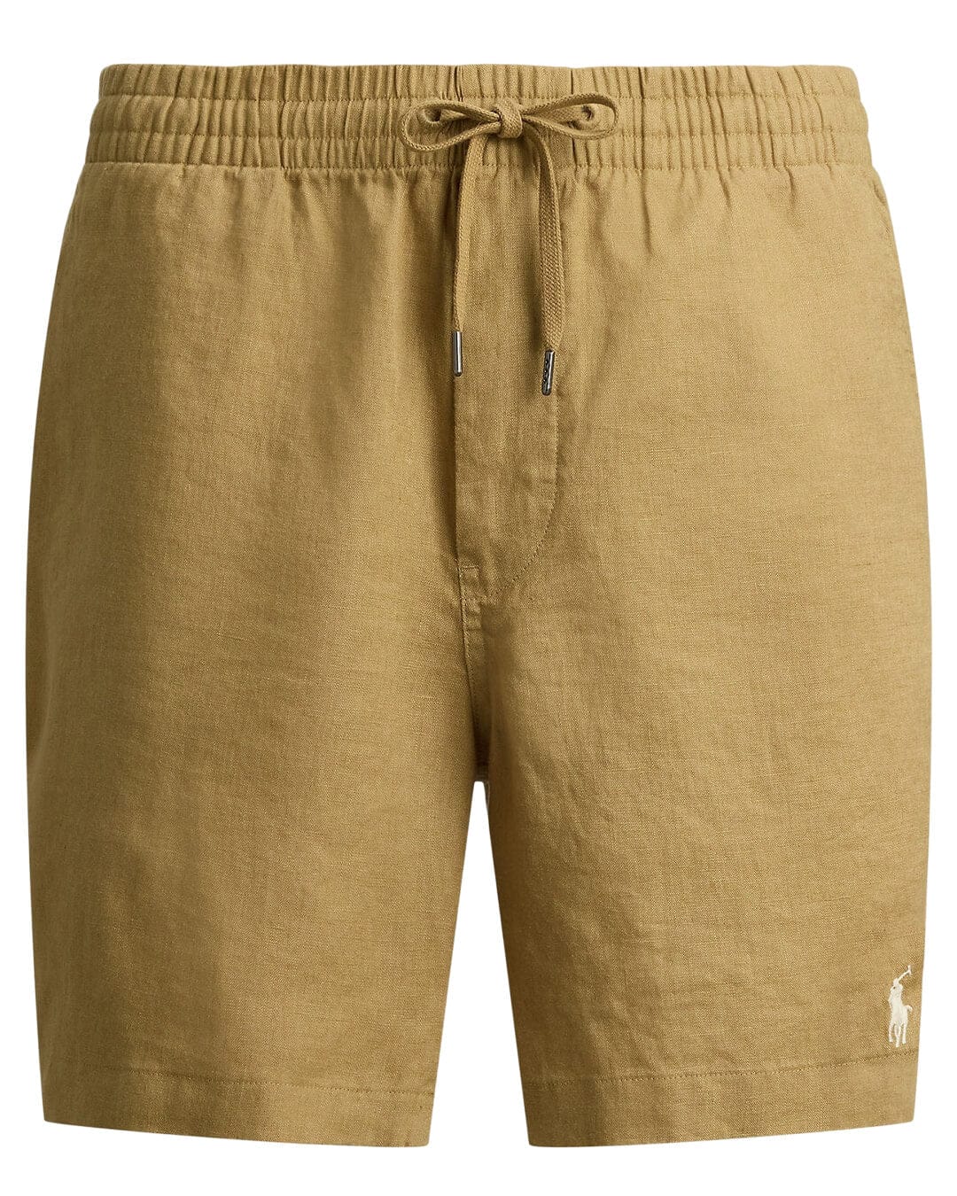 Polo Ralph Lauren Shorts Polo Ralph Lauren Beige Flat Front Linen  Shorts