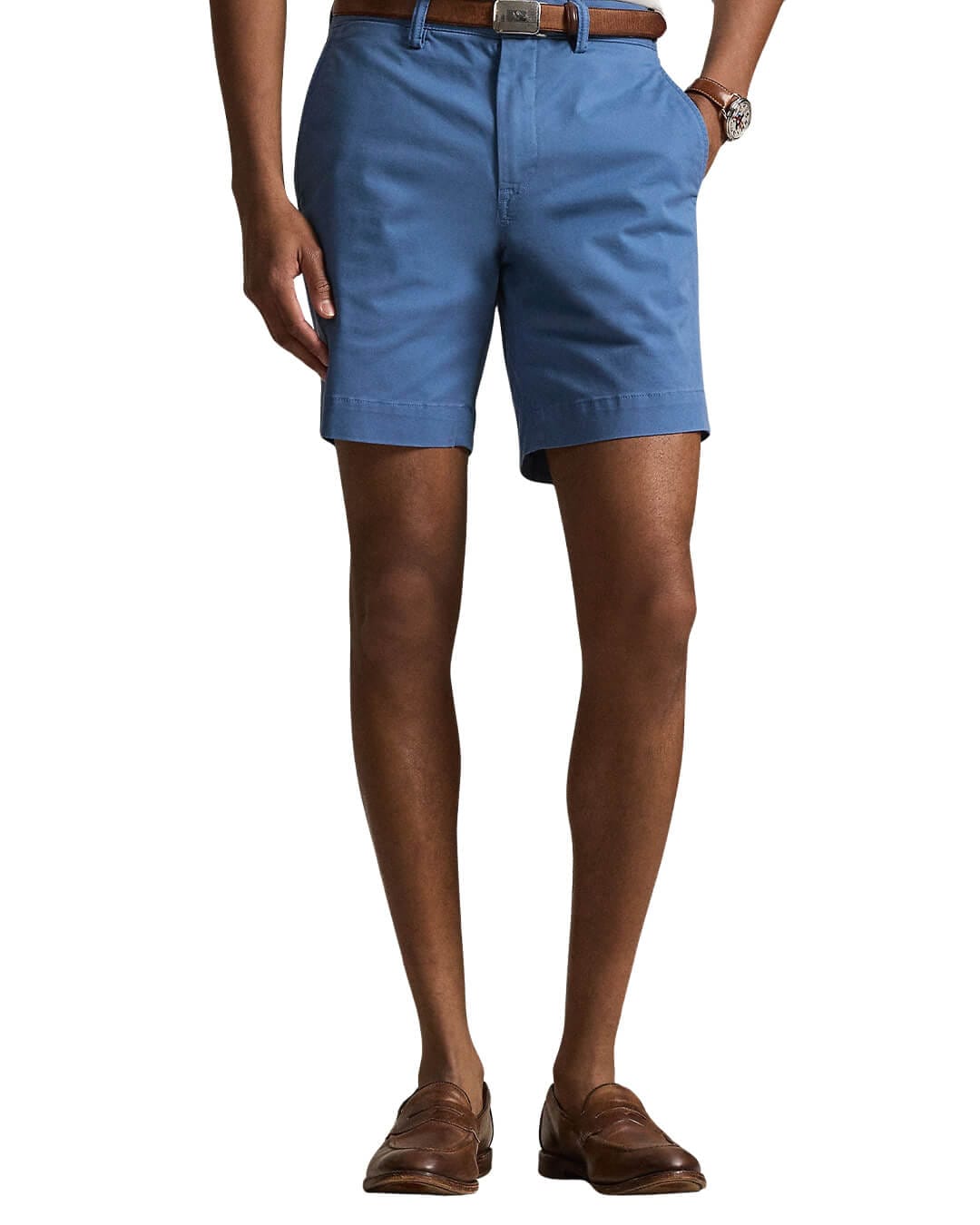 Polo Ralph Lauren Shorts Polo Ralph Lauren Blue 8-Inch Stretch Straight Fit Chino Shorts