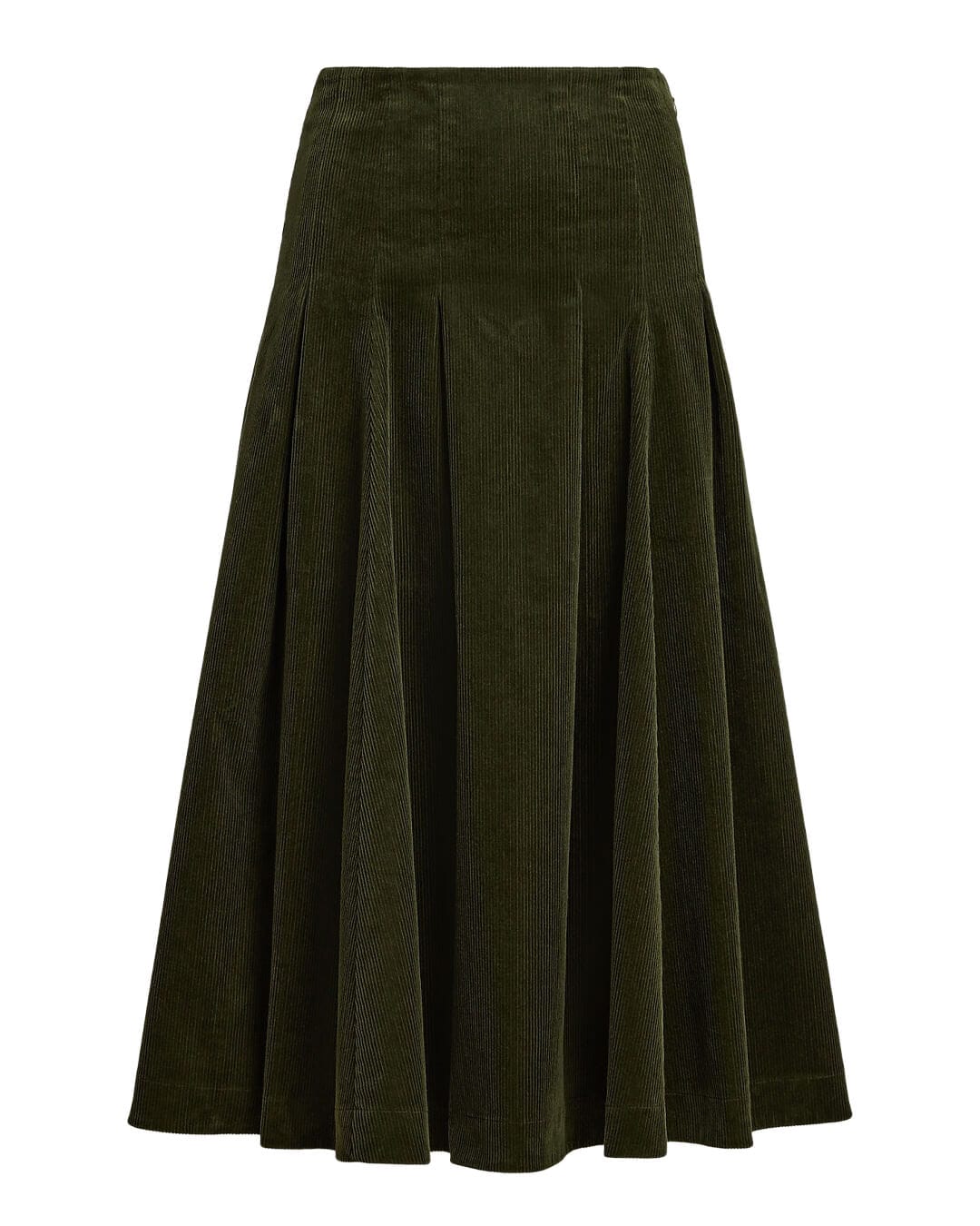 Polo Ralph Lauren Skirts PLEATED CORDUROY SKIRT DARK GREEN