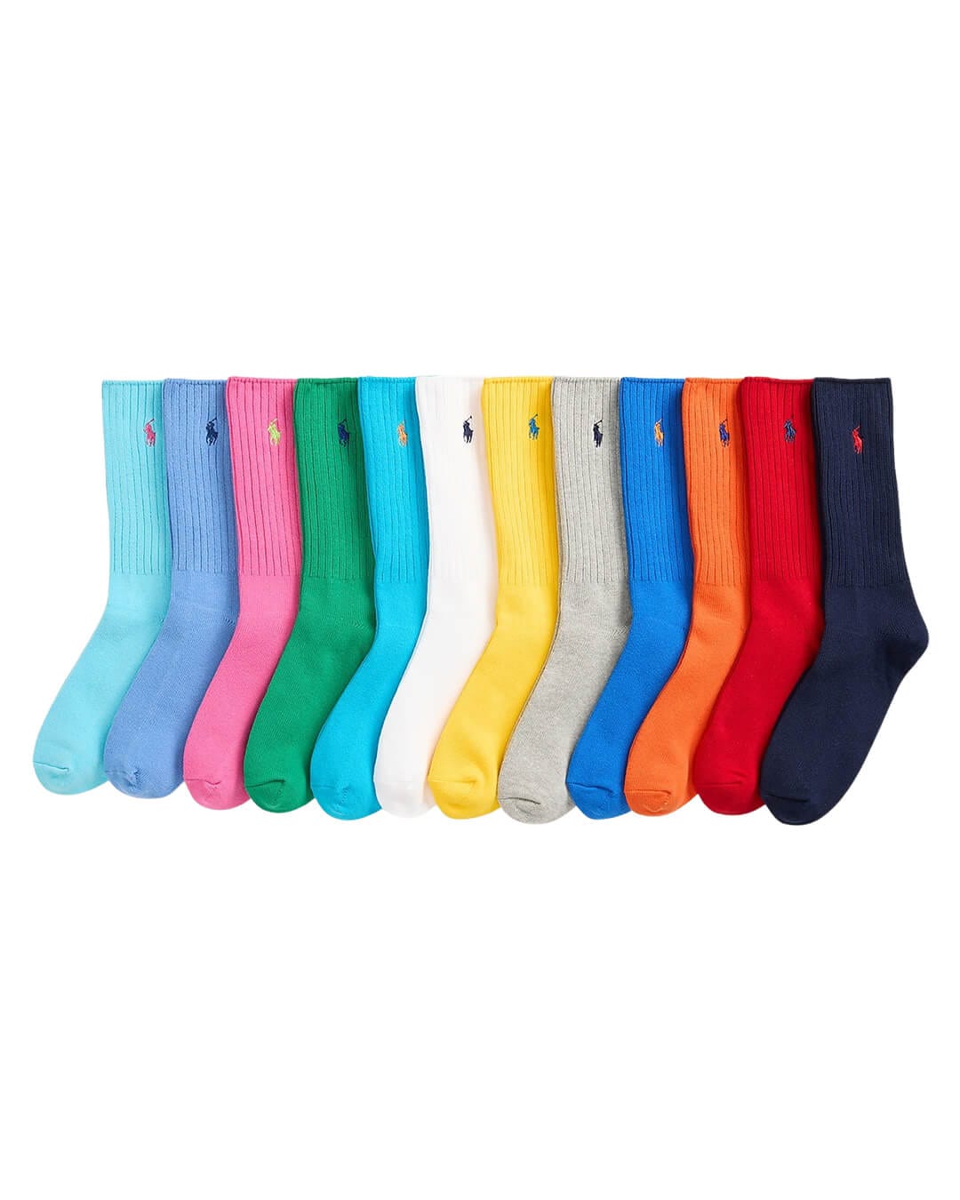 Polo Ralph Lauren Socks 43-46 Polo Ralph Lauren COTTON RIB CREW SOCK GIFT BOX GREY