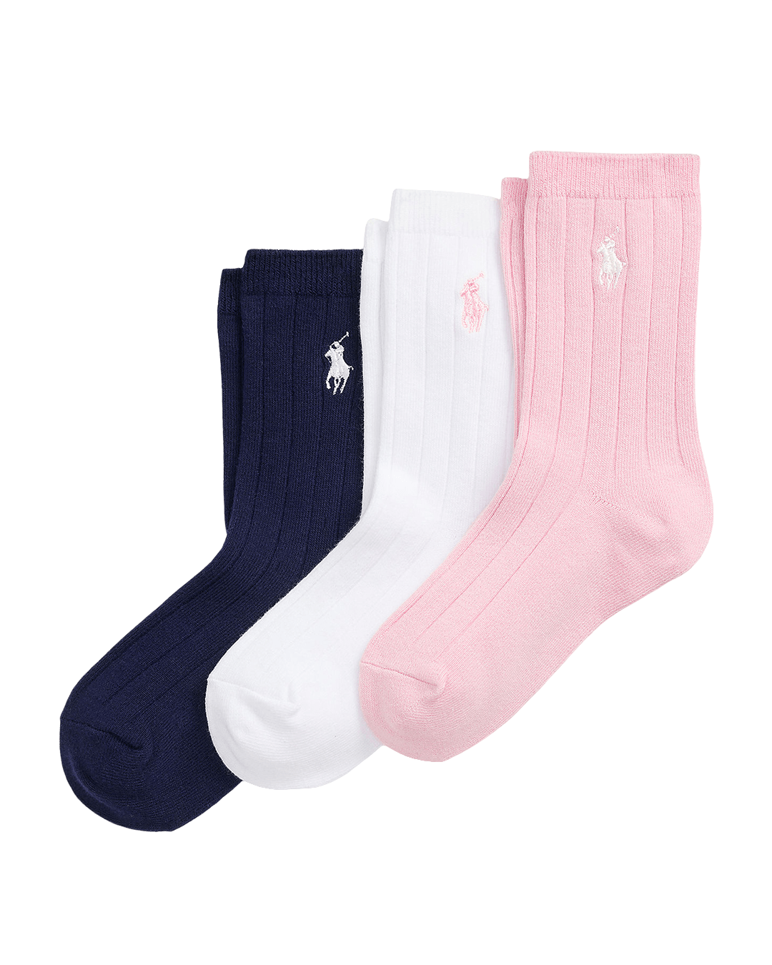 Polo Ralph Lauren Socks Polo Ralph Lauren Multicolour Ribbed Crew Socks 3-Pack