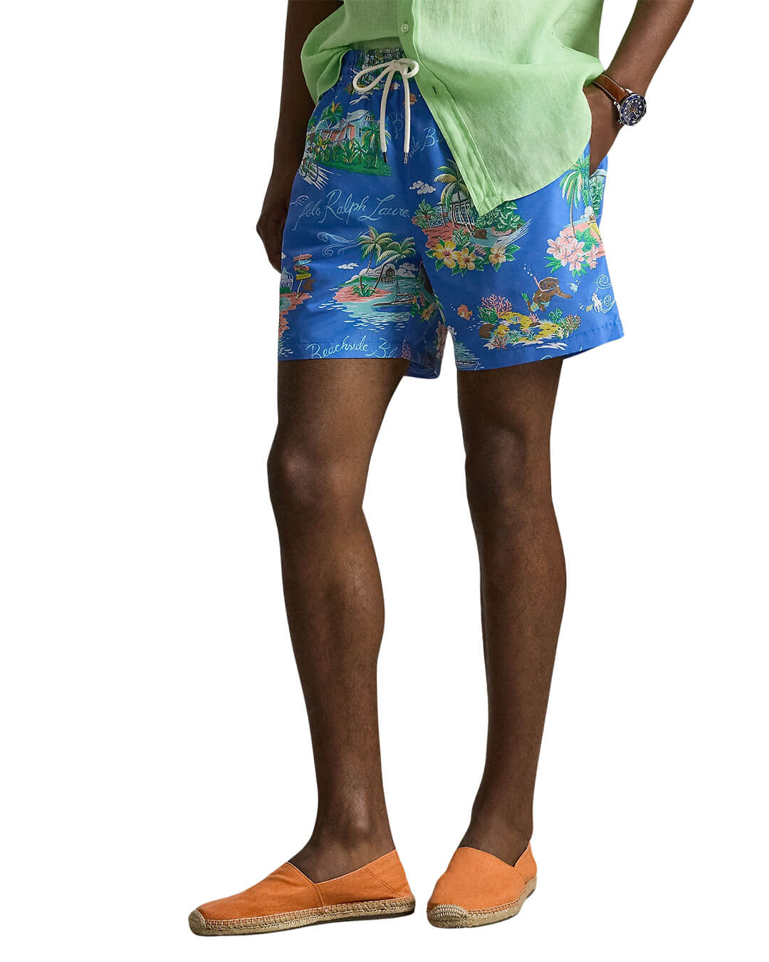 Polo Ralph Lauren Swimwear Polo Ralph  Blue Lauren Print Swimwear