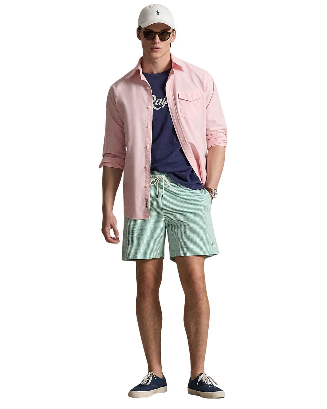 Polo Ralph Lauren Swimwear Polo Ralph Lauren Green  5.75-Inch Traveler Classic  Swimwear
